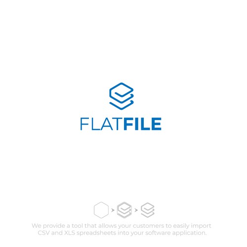 Ps logo with the title 'FlatFile'