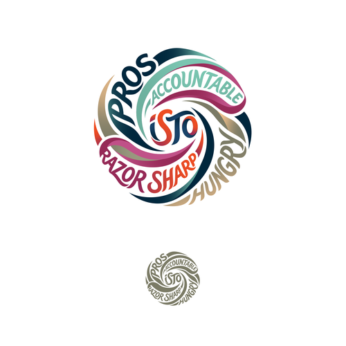 Hungry logo with the title 'Abstract Logo'