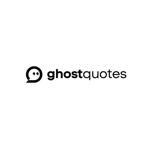 Quote logo with the title 'Ghostquotes'