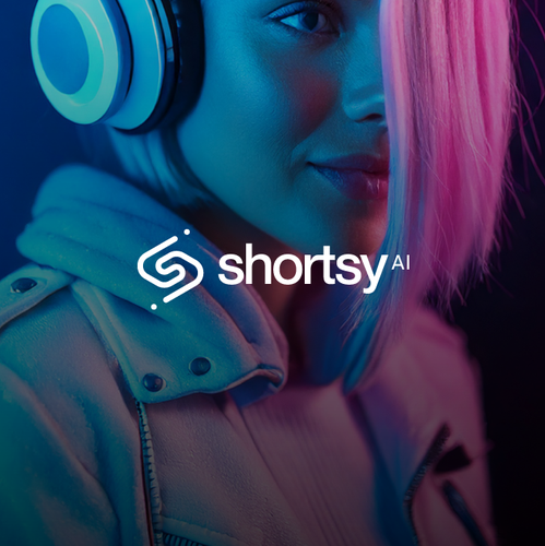 Flow logo with the title 'Shortsy AI (Short Video Creator) Logo'