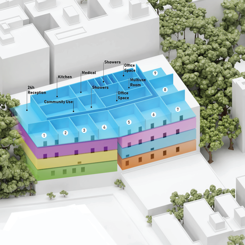 Isometric illustration with the title 'Minimal 3D illustration'