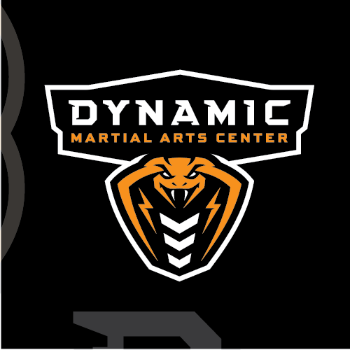 Cobra design with the title 'Dynamic Martial Arts Logo'