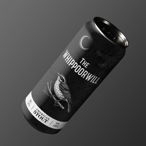 Craft label with the title 'The Whippoorwill'