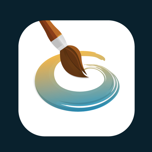 Iconic design with the title 'Icon design'