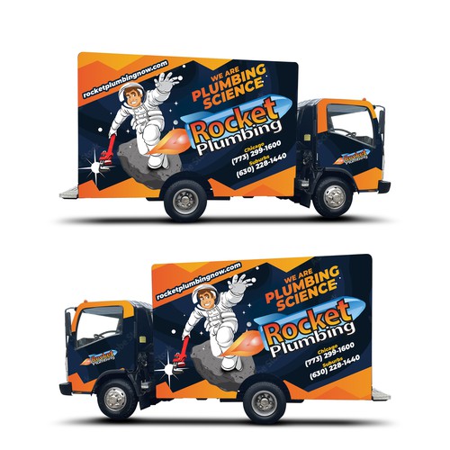 Vehicle graphic design with the title 'truck wrap design'