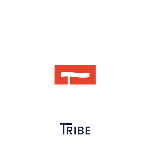 Tribe logo with the title 'Bold logo for a startup comapny'