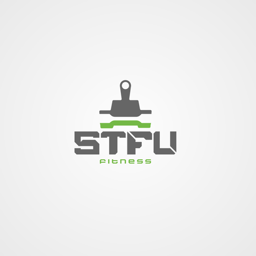 Tank logo with the title 'Strong logo for STFU FITNESS'