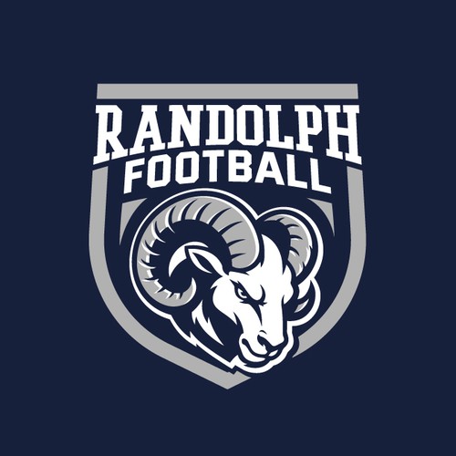 Design with the title 'New strong logo for Youth American Football program'