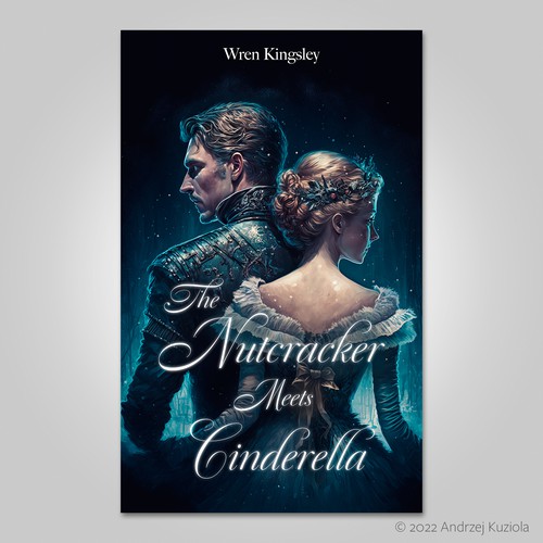 X-mas design with the title 'The Nutcracker Meets Cinderella'