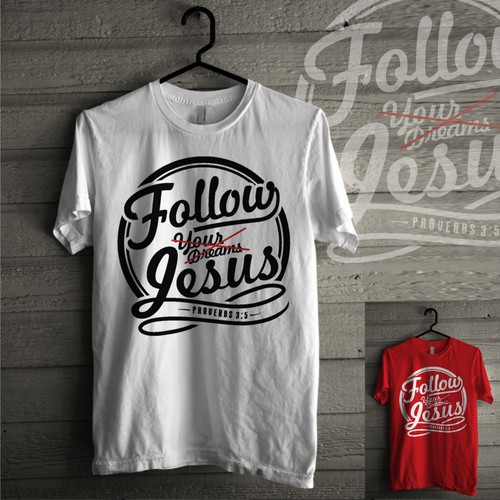 Jesus logo with the title 'FOLLOW your dream'