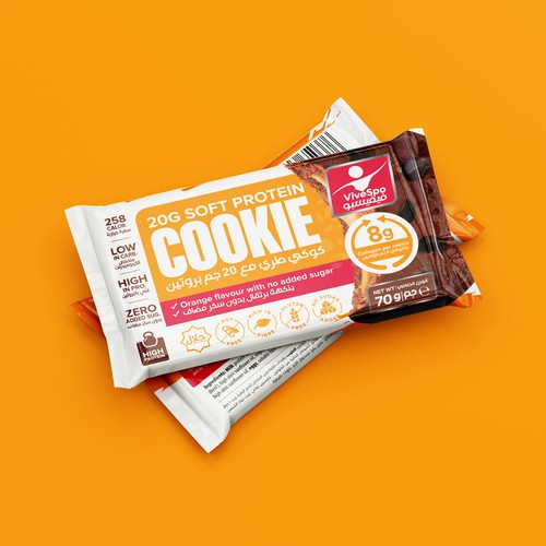 Biscuit packaging with the title 'COOKIE'