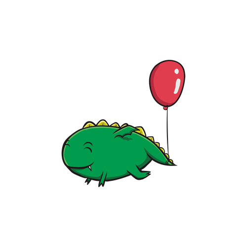 Dragon artwork with the title 'Dragon Mascot for TeamGantt'