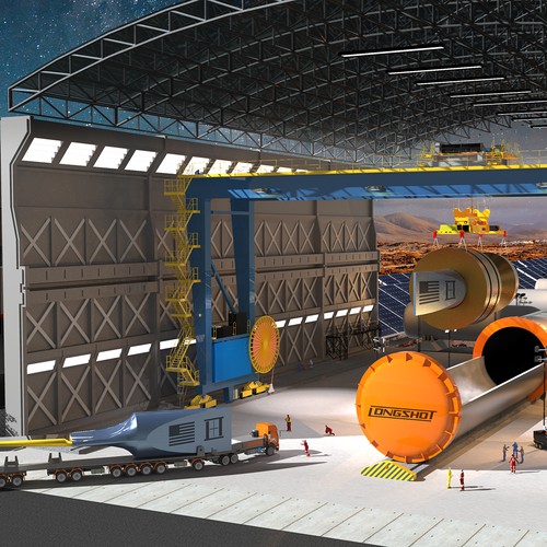 Tech artwork with the title 'Longshot Mega Canon'