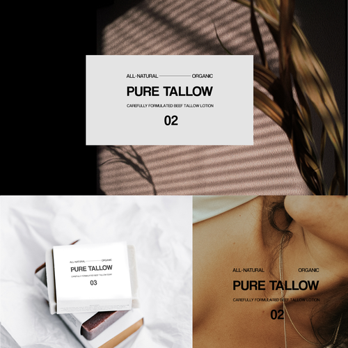 Logo packaging with the title 'Minimal Logo for an organic skincare brand'