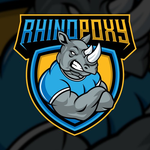 Rhino logo with the title 'RHINOPOXY '