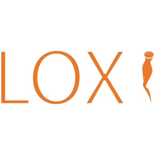 Curves design with the title 'Logo for stylists app, Loxi Hair.'