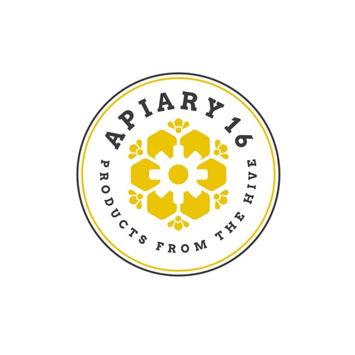 Honey logo with the title 'Apiary 16 '