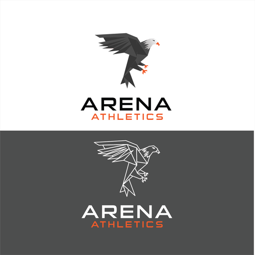 Eagle logo with the title 'Athletics Logo'