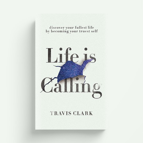 Religious book cover with the title '"Life is Calling" book cover'