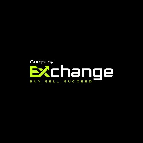 Stock logo with the title 'Company Exchange Logo Design'
