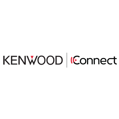 Corporate design logo with the title 'Kenwood|Connect Logo'