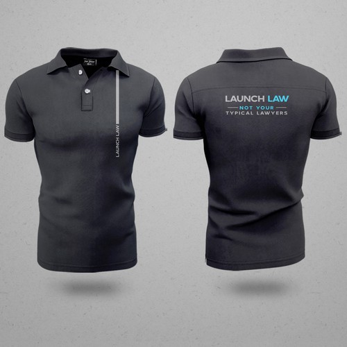 Horizontal design with the title 'LaunchLaw'