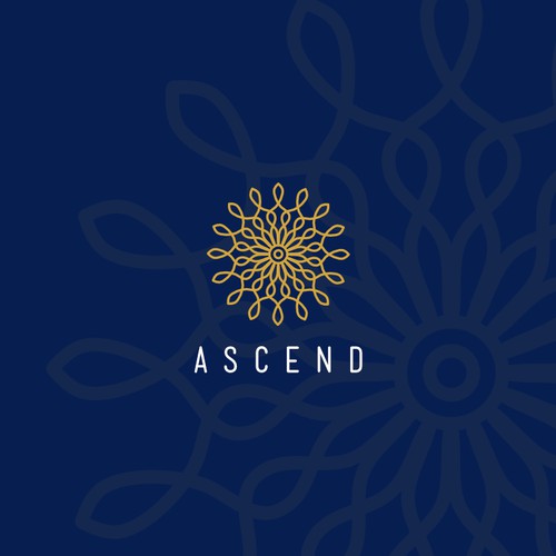 Ornamental design with the title 'Ascend'