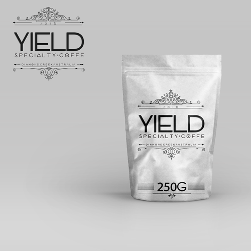 Ornamental design with the title 'Coffee bag design '