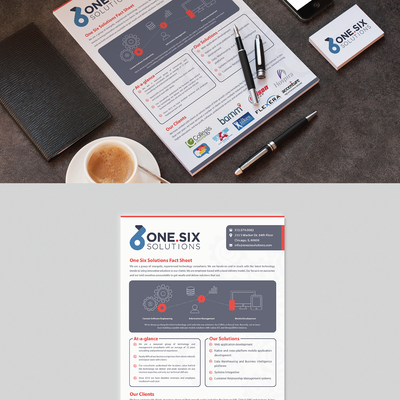 Marketing Slick For An IT Consulting Firm