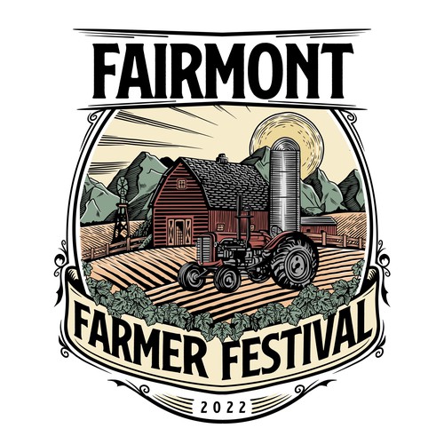 Festival t-shirt with the title 'Ladang sawah'