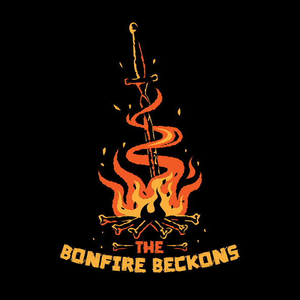 Fire t-shirt with the title 'illustration for game apparel'