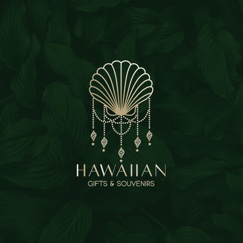 Hawaiian design with the title 'Hawaiian Logo Design'