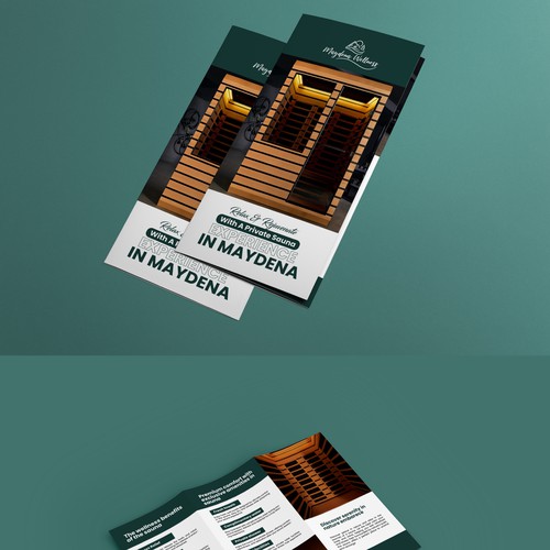 Company profile design with the title 'Tri fold brochure design'