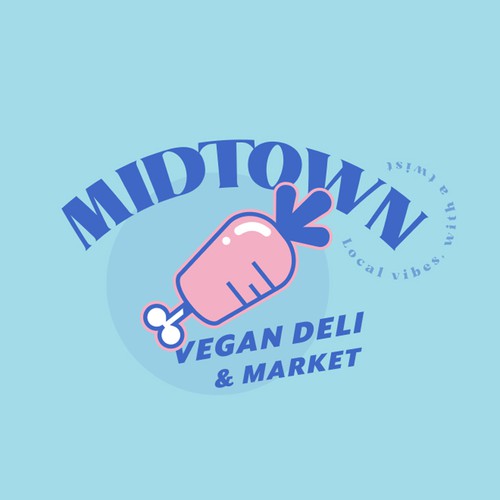 Deli logo with the title 'MIDTOWN - Branding'