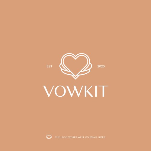 Ring logo with the title 'Logo concept for VOWKIT'