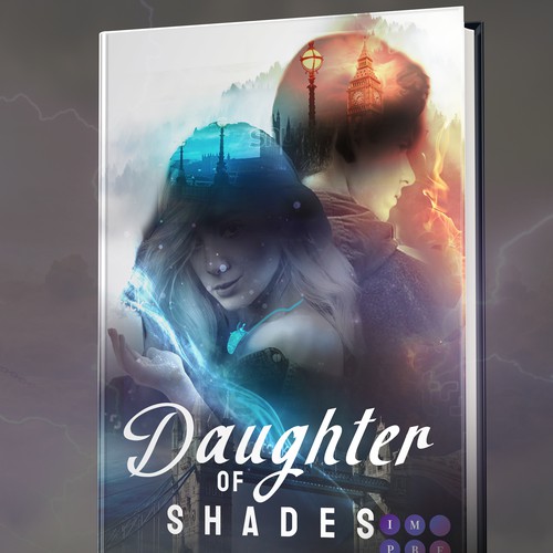 Romantic book cover with the title 'Book cover'