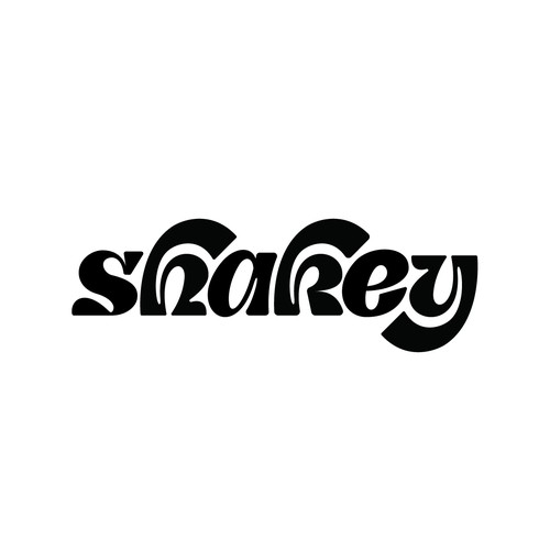Shake design with the title 'wordmark for milkshake brand'