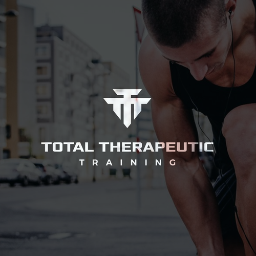 Disease awareness logo with the title 'A logo concept for Athletes Physical therapy'