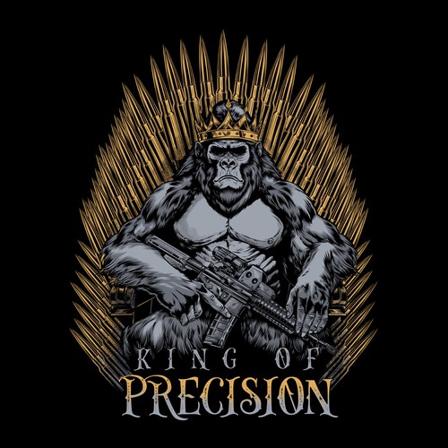 Gorilla t-shirt with the title 'King Gorilla '