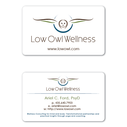 Psychology design with the title 'LowOwl, LLC : Third Evolution Counseling and Yoga'