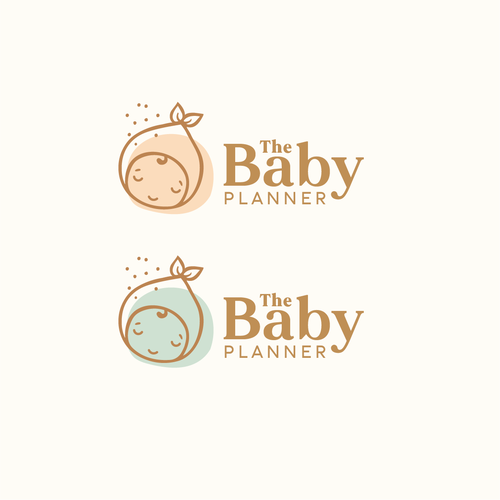 Baby clothing logo with the title 'Baby Planner Logo'