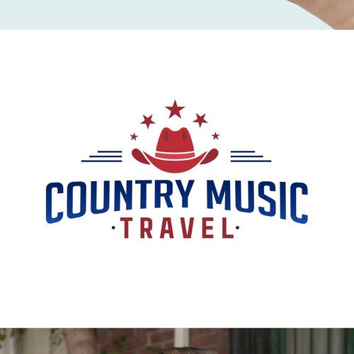 Country logo with the title 'Country Music Travel'