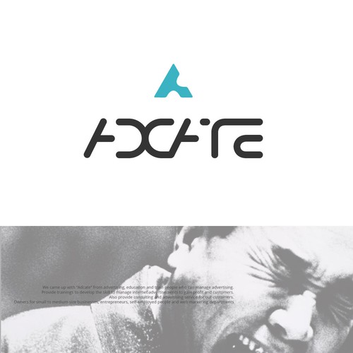 Advertising brand with the title 'Adcate'