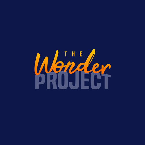 Tv show logo with the title 'The Wonder Project'