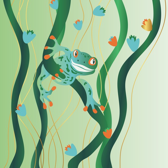 Calendar illustration with the title 'Illustration for background'