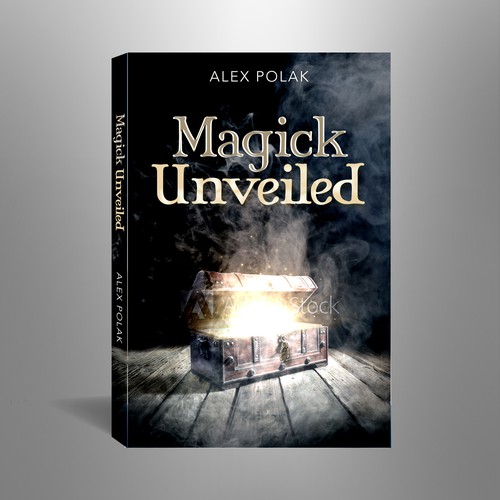 Magic book cover with the title 'Migick Unveiled Book cover'