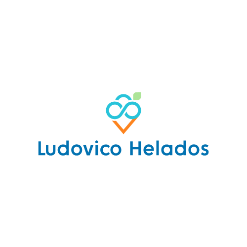 Traditional logo with the title 'Ice Cream Logo'