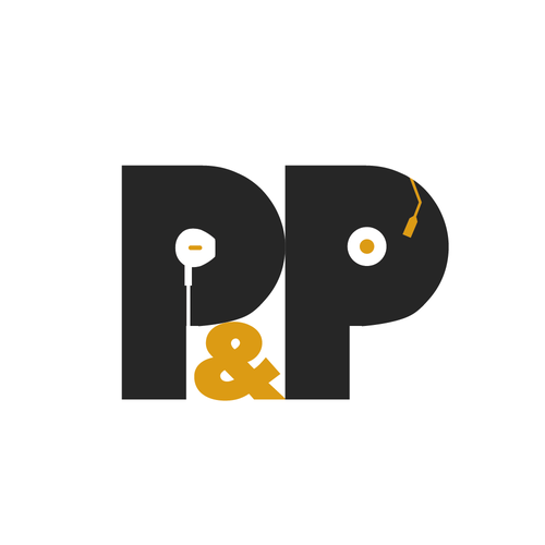Earphone logo with the title 'P&P music production school'