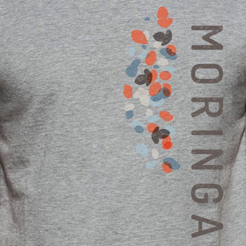 Organization design with the title 'T-Shirt for Charity "The Moringa Project"'