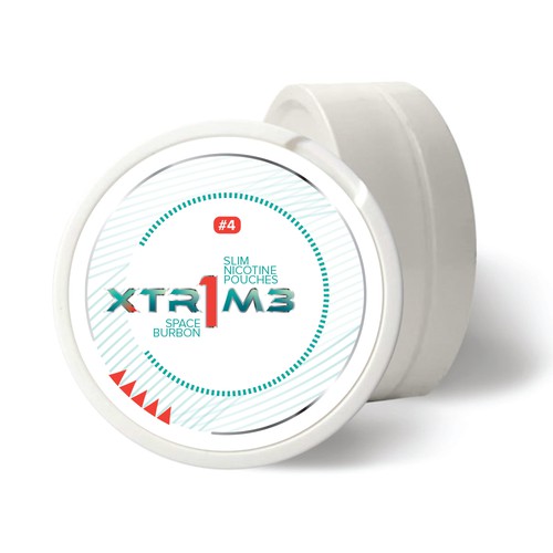 Geometric artwork with the title 'Top lid sticker design'